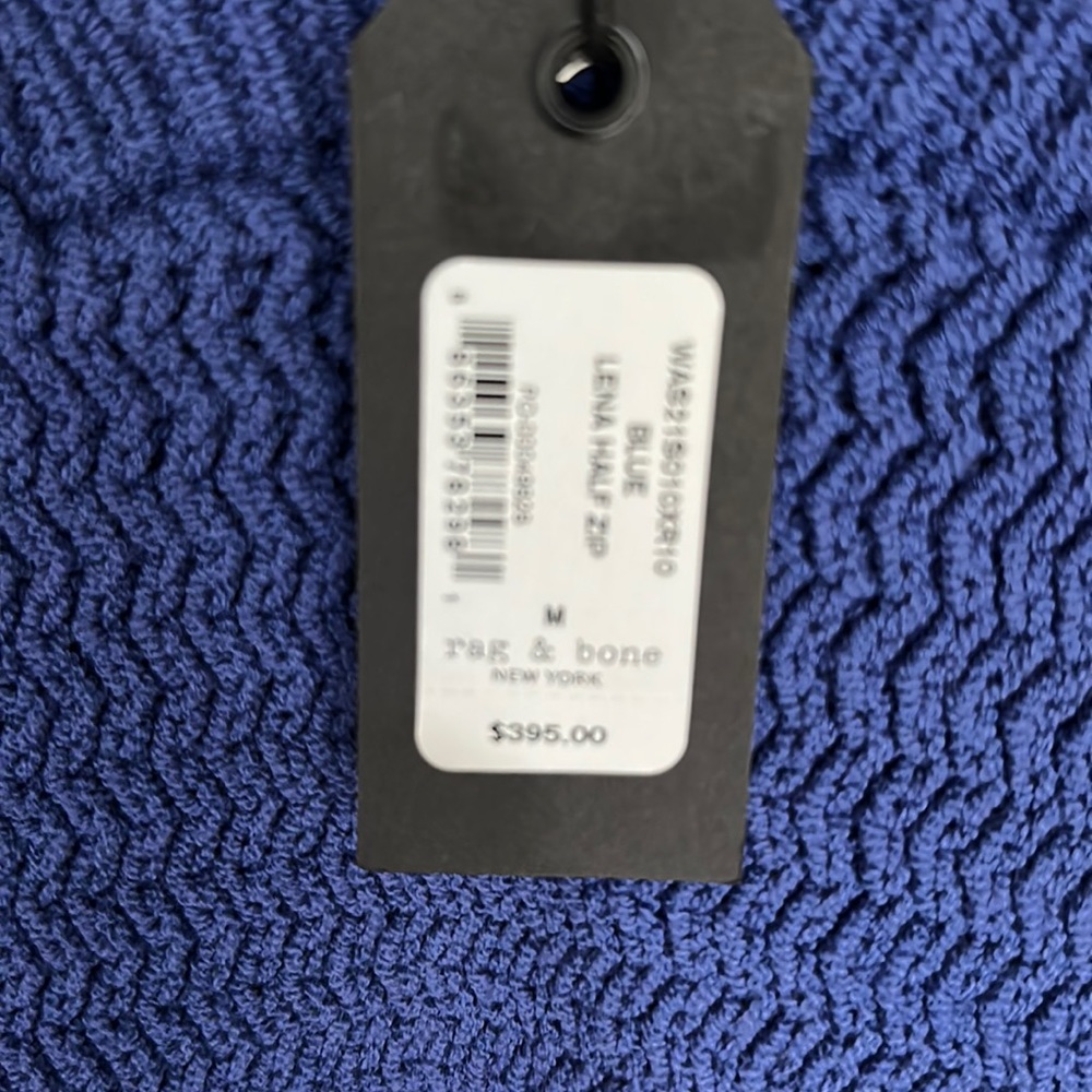 NWT Rag and Bone quarter zip sweater